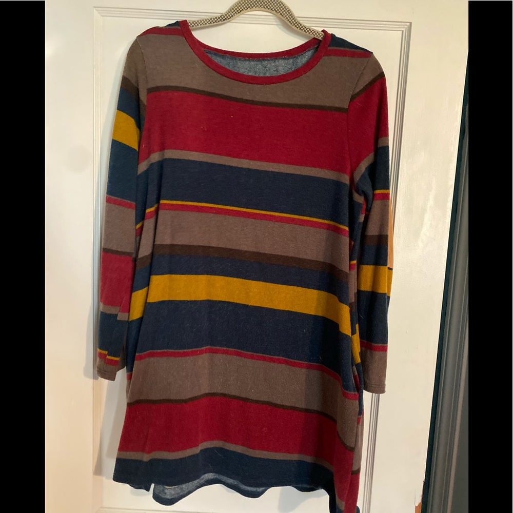 Chic Soul striped dress Find the Right Time 1X